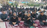 برنامه های دهه اول ماه محرم : برگزاری زیارت پرفیض عاشورا در جوار شهدای دانشگاه