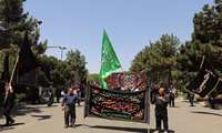 مراسم باشکوه عزاداری سالار شهیدان امام حسین (ع) در دانشگاه علوم پزشکی ایران برگزار شد